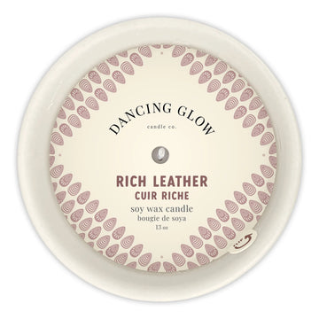 Rich Leather Candle